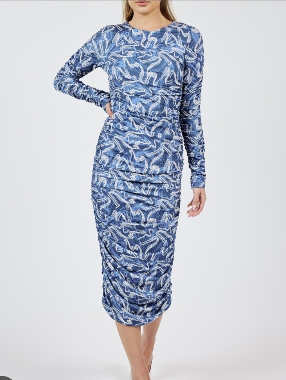 ⭐️ 50% OFF NWT Sadie & Sage Ruched Lined Dress